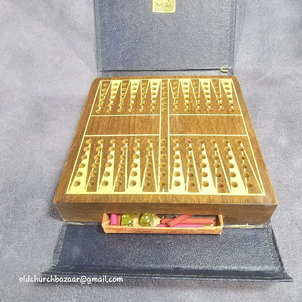 Vintage Drueke Backgammon Vol. 102 Travel Game Grand Rapids MI